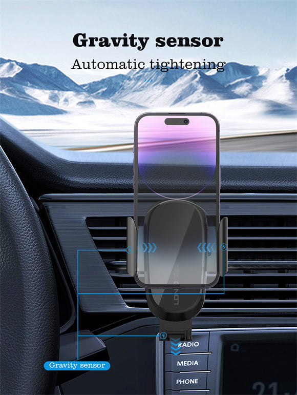 Ldnio 15w Wireless Charging Car Phone Holder MW21