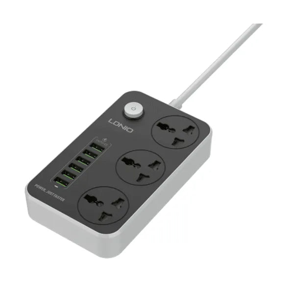 Ldnio SC3604 Power Extension with 3 Power Sockets & 3 USB-A Ports EU Plug