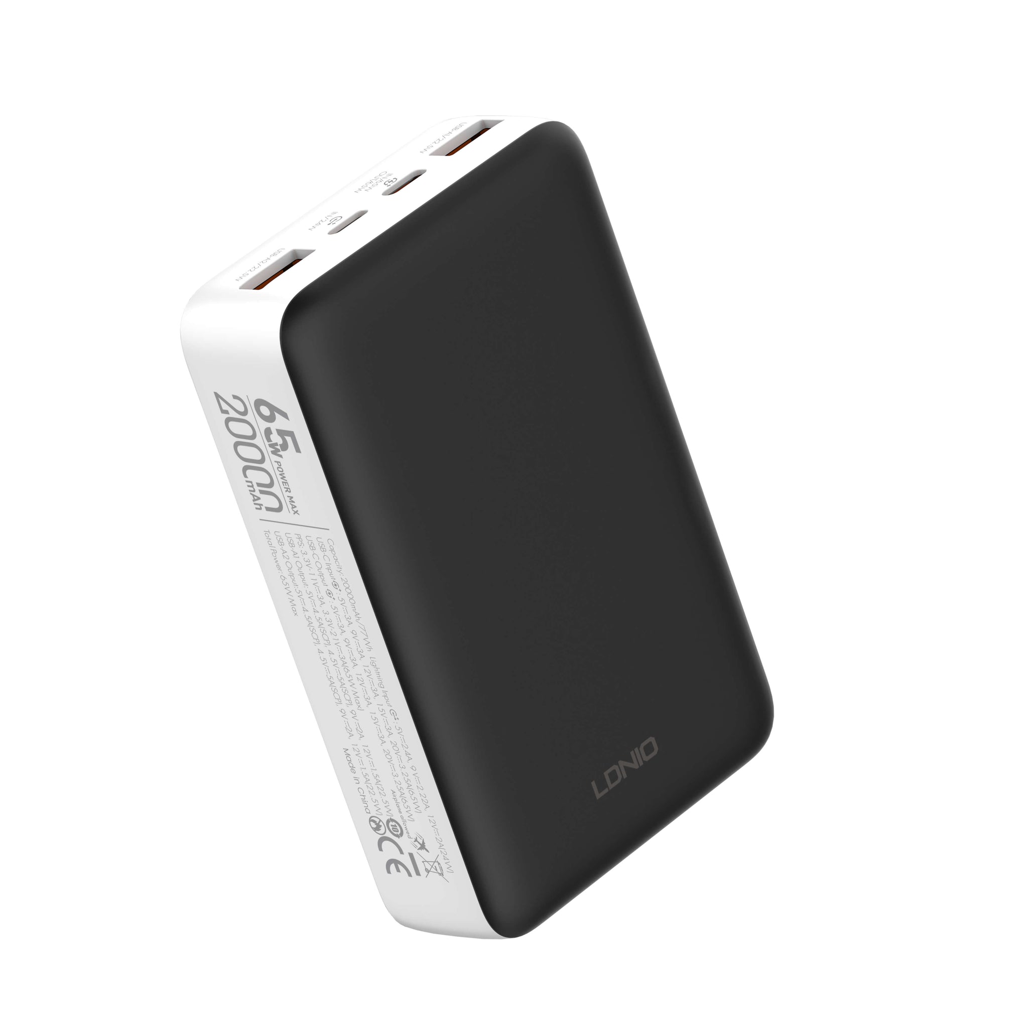 Ldnio 20000mAh 65W Fast Charging Power Bank PQ27