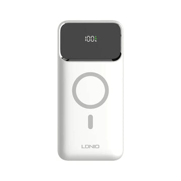 LDNIO PQ12 22.5W Magnetic Wireless 15W Charging 10000mah Powerbank – White